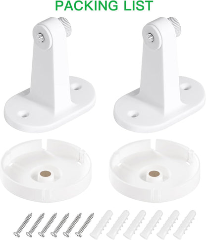 2Pack Adhesive Wall Mount Compatible with Blink Mini and Blink Mini 2, Two Easy Installation, No Drill Mounting Bracket by , White