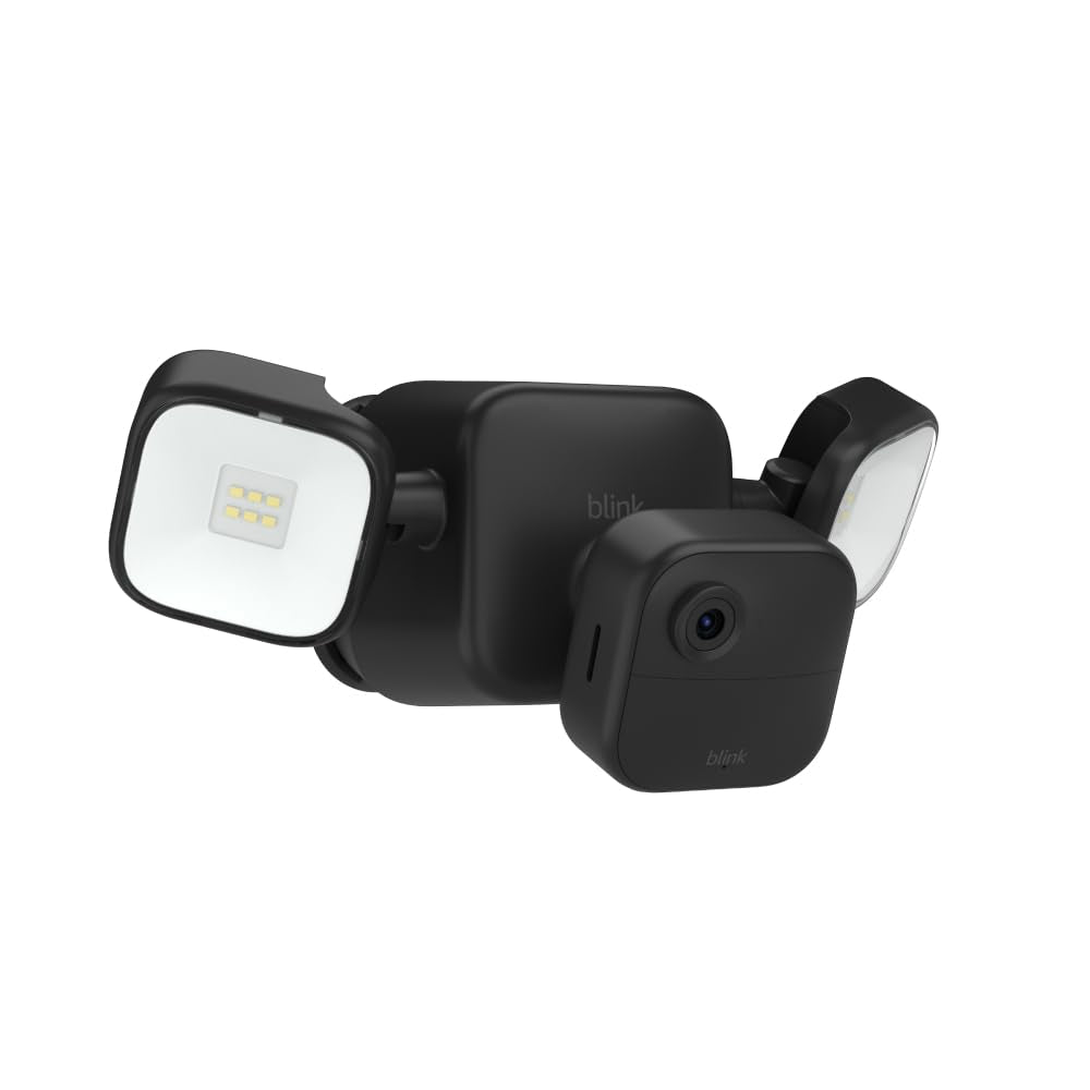 Outdoor 4 Floodlight Camera — Wireless Smart Security Camera, 700 Lumens, Two-Year Battery Life, Enhanced Motion Detection, Sync Module Core Included — 1 Camera System