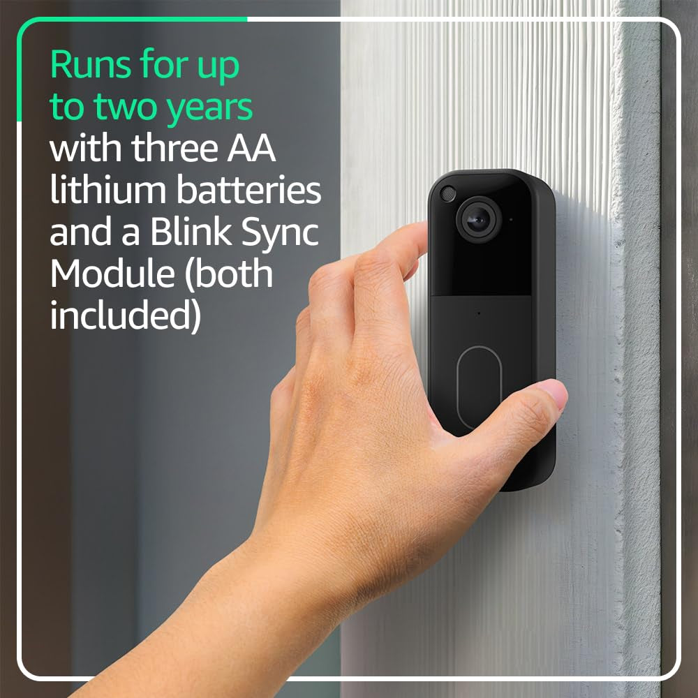 Whole Home Bundle – Outdoor 4 Camera, Mini 2 Camera, Video Doorbell (2Nd Generation), Sync Module Core Included – HD Video, Motion Detection, Works with Alexa