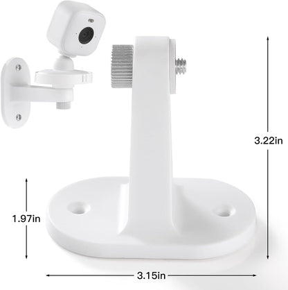2Pack Adhesive Wall Mount Compatible with Blink Mini and Blink Mini 2, Two Easy Installation, No Drill Mounting Bracket by , White