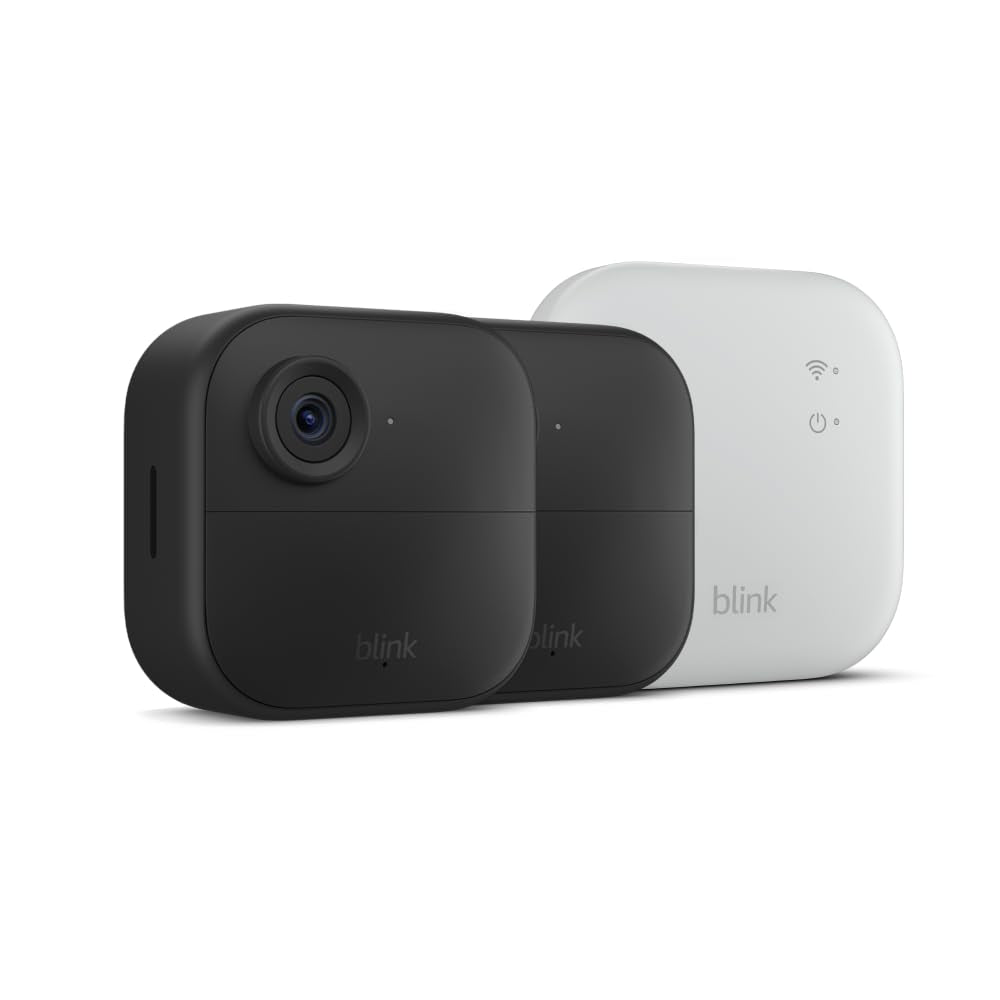 Outdoor 4 XR – Two-Year Battery Wireless Camera with 4X Security Coverage, 1000 Ft Open-Air Range or 400 Ft with Typical Use — 2 Camera System