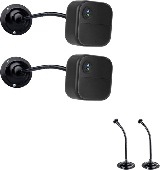 2 Pack Camera Flexible Wall Mount Holder for Blink Outdoor 4 (4Th Gen)/(3Rd Gen) Xt3,Blink Xt&Xt2/Blink Mini/All New Blink Outdoor,Adjustment Flexible 8 Inch Long Gooseneck Arm with Metal Base