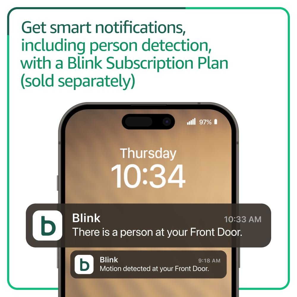 All-New  Video Doorbell + Mini 2 – Motion & Chime Alerts, HD Viewing, and Two Way Audio. Sync Module Core Included – 1 Camera System + Two Mini 2 (Black/Black)