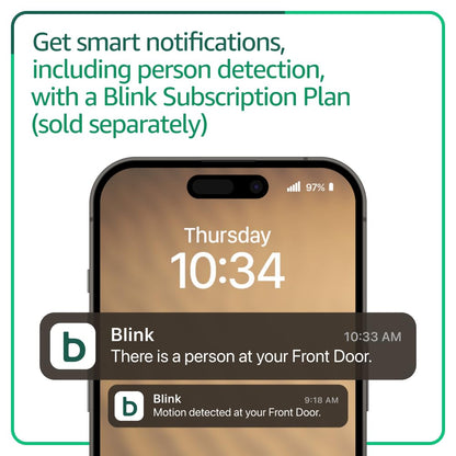 All-New  Video Doorbell + Mini 2 – Motion & Chime Alerts, HD Viewing, and Two Way Audio. Sync Module Core Included – 1 Camera System + Two Mini 2 (Black/Black)