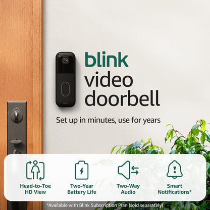Whole Home Bundle – Outdoor 4 Camera, Mini 2 Camera, Video Doorbell (2Nd Generation), Sync Module Core Included – HD Video, Motion Detection, Works with Alexa
