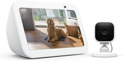 Echo Show 5 (3Rd Gen) with Blink Mini | Glacier White