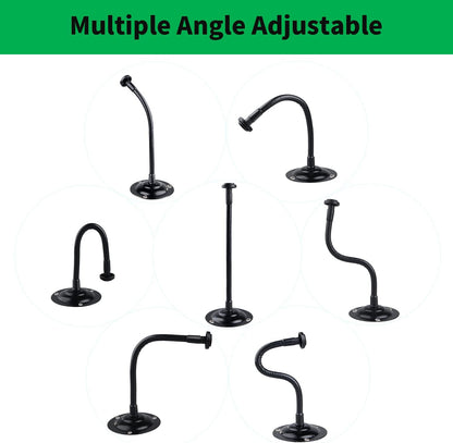 2 Pack Camera Flexible Wall Mount Holder for Blink Outdoor 4 (4Th Gen)/(3Rd Gen) Xt3,Blink Xt&Xt2/Blink Mini/All New Blink Outdoor,Adjustment Flexible 8 Inch Long Gooseneck Arm with Metal Base