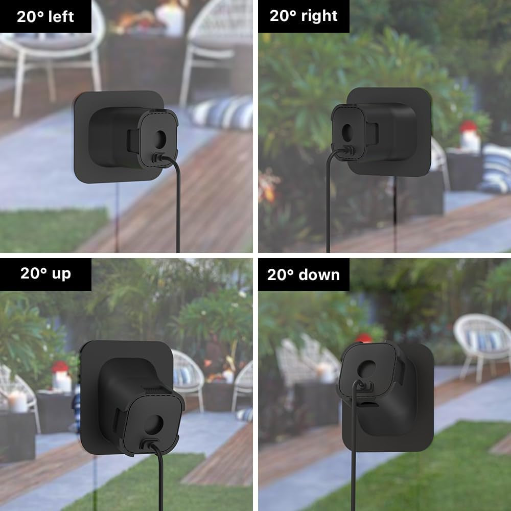 20-Degree Angled Window Mount for Blink Mini and Blink Mini 2 Camera, Black
